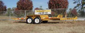 Millennium Trailers - 5 TON - Deck over the wheels, 8' wide in dovetail or flatbed.