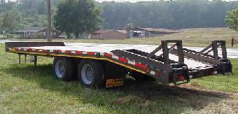 Millennium Trailers - 22.5 Ton "Y2K Crawler Hauler" hauls up to 45,000 lbs, 19'+5' dovetail