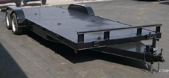 Low Profile Steel Deck Tandem Open Hauler w/ Ramps @ Smokey Moutain Motors (865) 988-5626